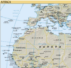 Map of Africa