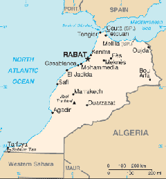 Map of Morocco